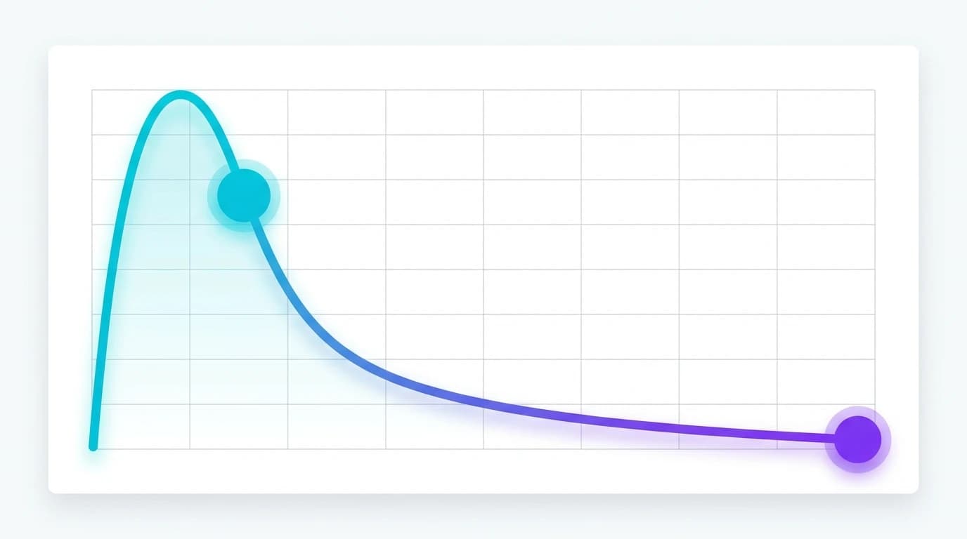 Data visualization showing the speed-to-lead conversion decay curve on Reddit comparing sub-minute alerts with delayed polling